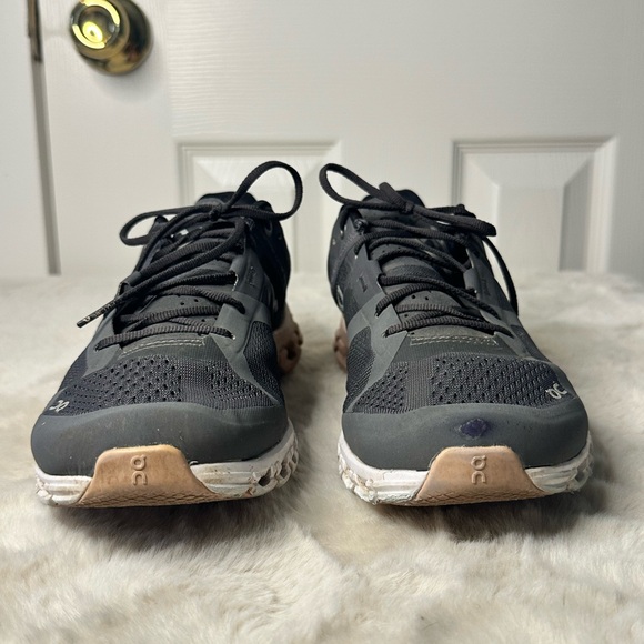 On Running Cloud X Women’s Sneakers Gray and Pink Size 8 - Picture 2 of 8